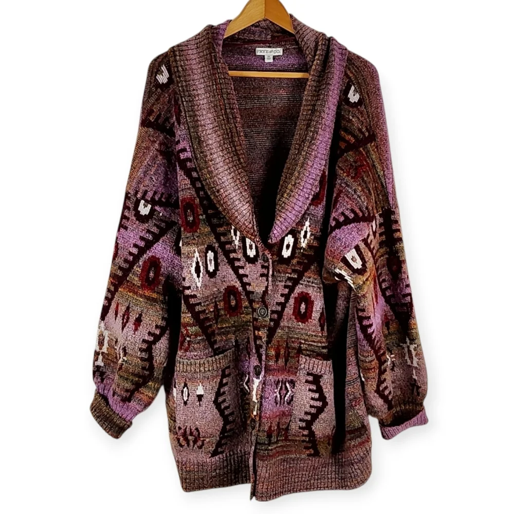 Boho Cardigan Sweater - Picture 1 of 13